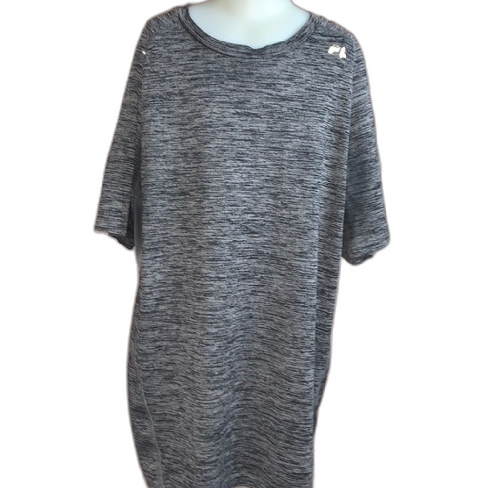 Fila Sport Athletic Wicking Performance Grey & Black T-shirt Top Size Small